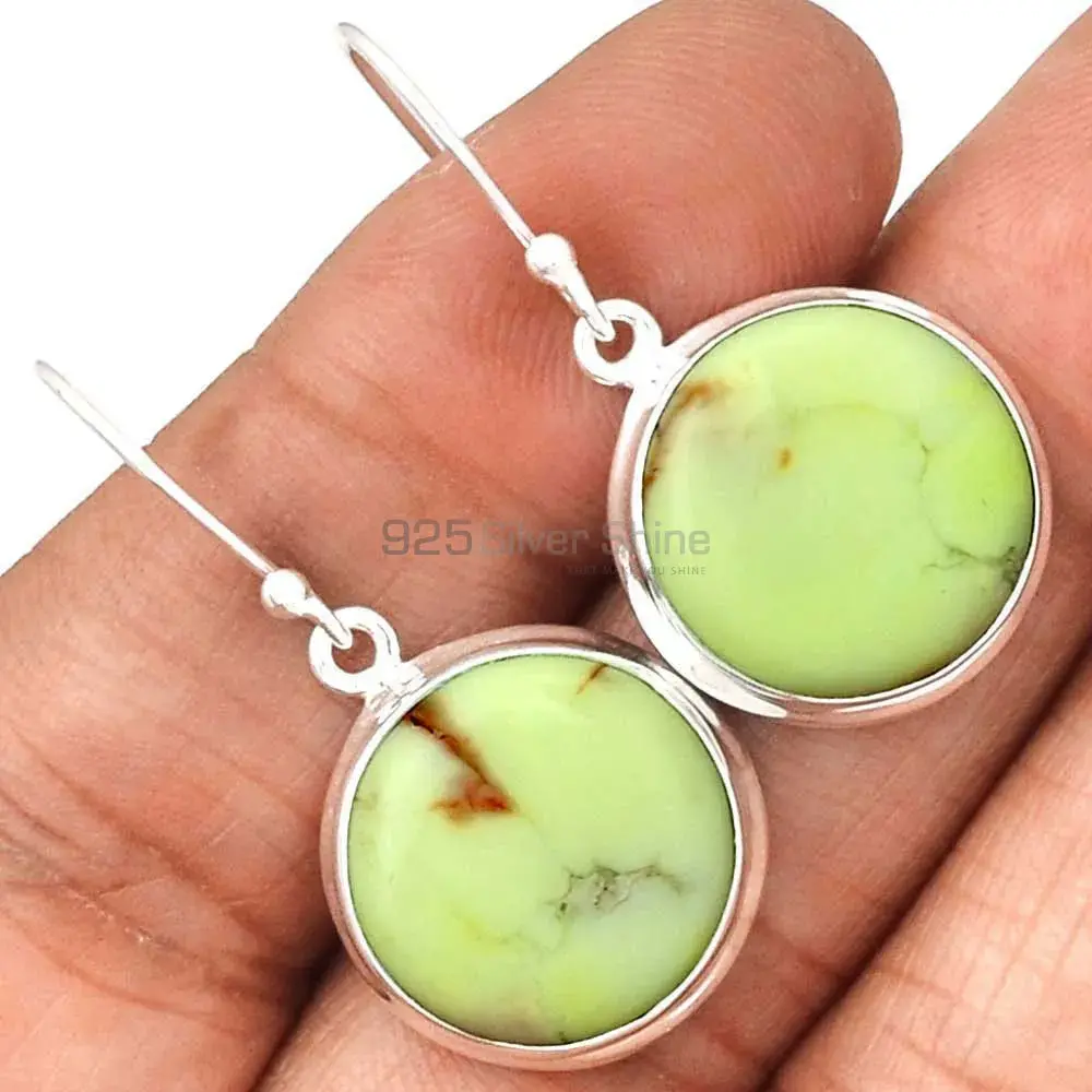Genuine Agate Gemstone Earrings In Solid 925 Silver 925SE2265_1