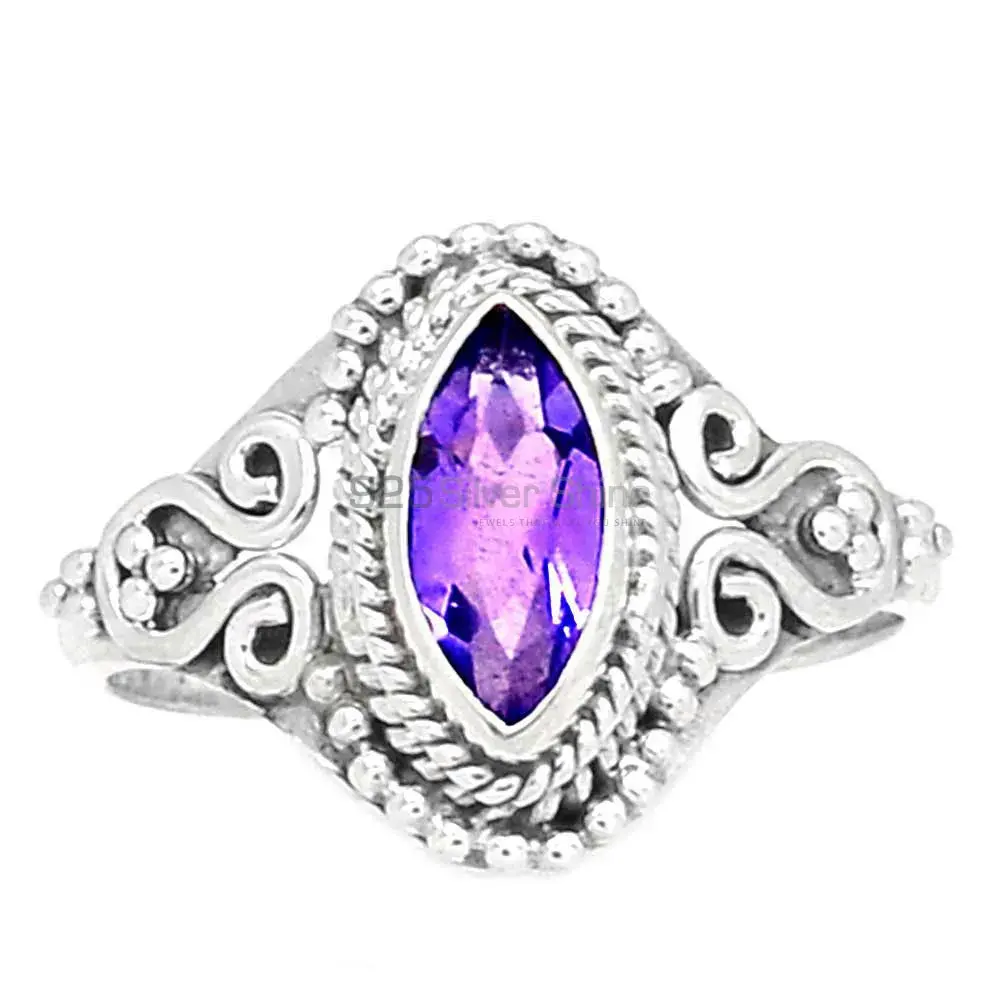 Boho Sterling Silver Amethyst Rings 925SR2346_2