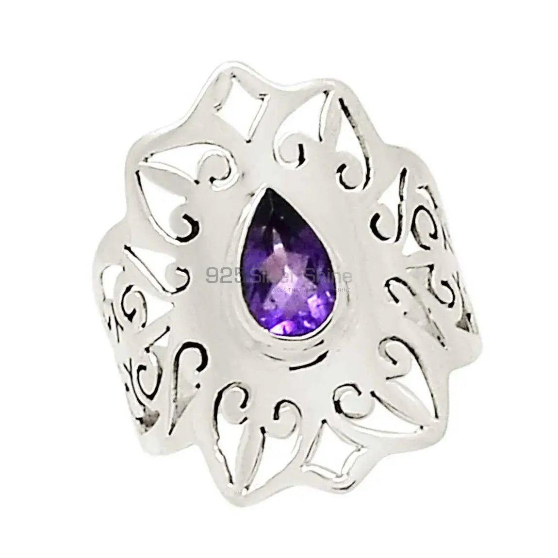 Filigree Design Sterling Silver Rings 925SR2376_1