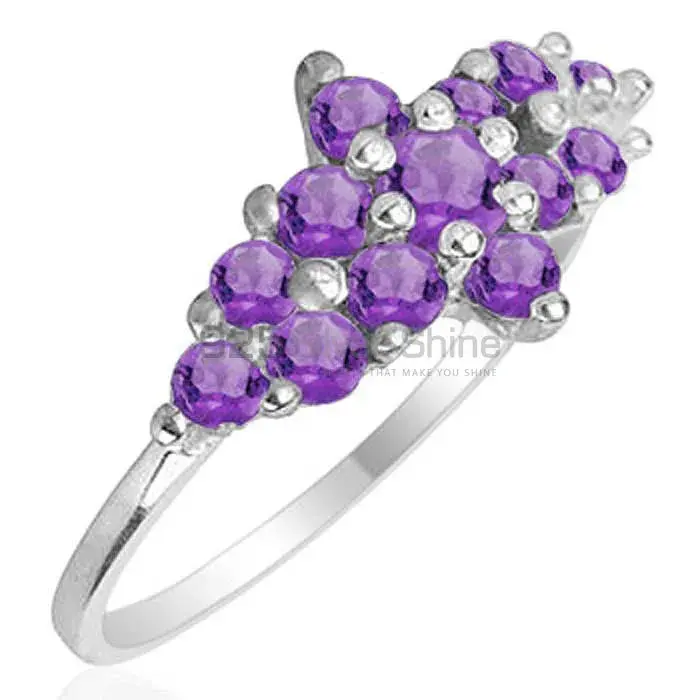 Genuine Amethyst Gemstone Rings In Fine 925 Sterling Silver 925SR1772_0