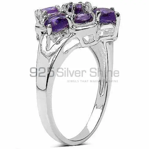 Genuine Amethyst Gemstone Rings In 925 Sterling Silver Jewelry 925SR3227_1