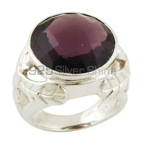 Sterling Silver Amethyst Engagement Rings 925SR3543_0
