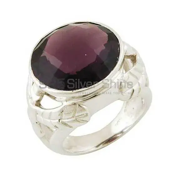 Sterling Silver Amethyst Engagement Rings 925SR3543_1