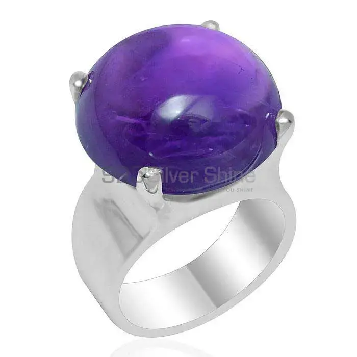 Handmade Amethyst Silver Rings Jewelry 925SR1936_1