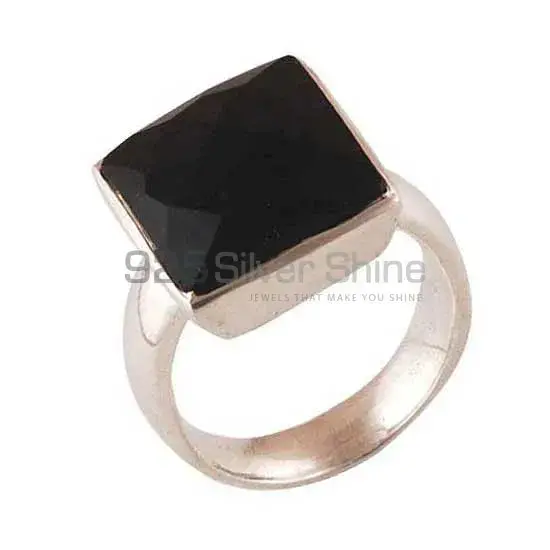 Genuine Black Onyx Gemstone Rings In 925 Sterling Silver Jewelry 925SR3464_1
