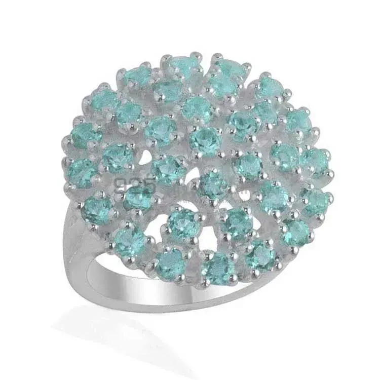 Genuine Blue Topaz Gemstone Rings In Fine 925 Sterling Silver 925SR2155_0