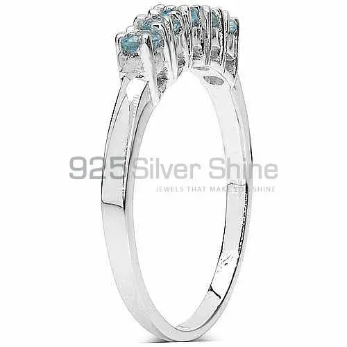 Genuine Blue Topaz Gemstone Rings In 925 Sterling Silver Jewelry 925SR3139_0