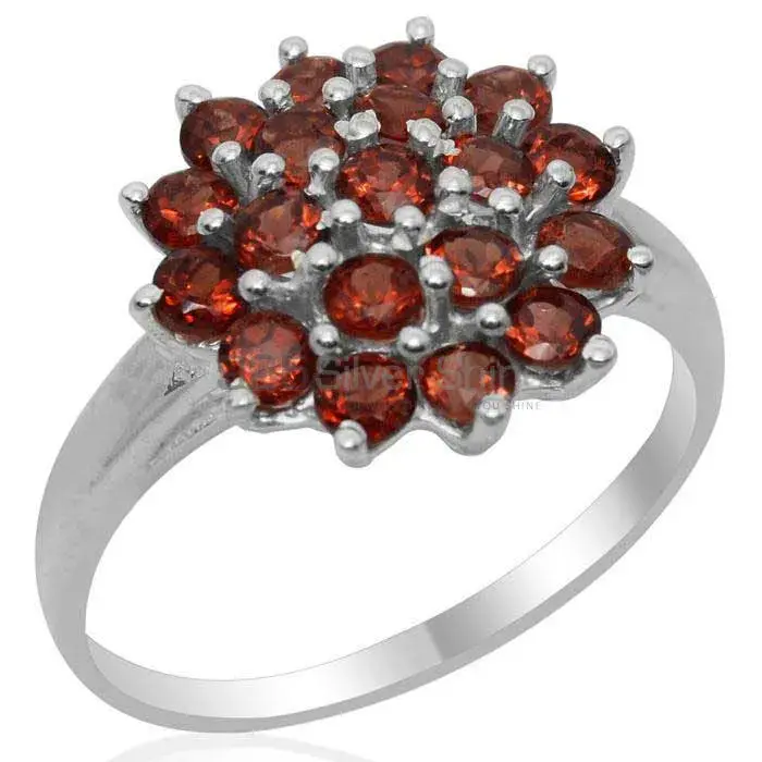 Genuine Garnet Gemstone Rings In Fine 925 Sterling Silver 925SR1839_0