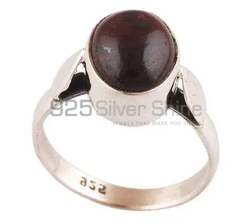 Sterling Silver Garnet Cab Stone Rings Jewelry 925SR2796_1