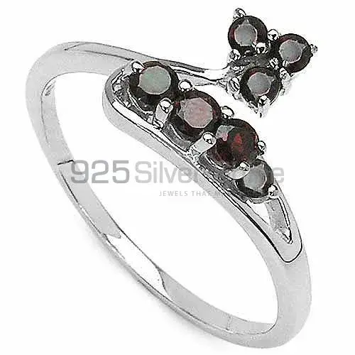Genuine Garnet Gemstone Rings In Fine 925 Sterling Silver 925SR3112_2