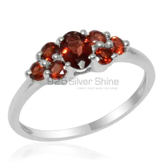 Genuine Garnet Gemstone Rings In Solid 925 Silver 925SR1769_0