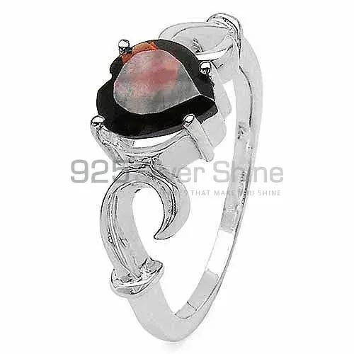 Sterling Silver Garnet Gemstone Anniversary Rings 925SR3188_1