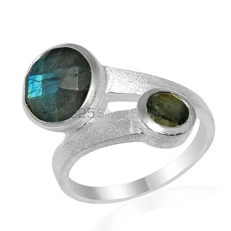 Genuine Labradorite Gemstone Rings In Solid 925 Silver 925SR1611_1
