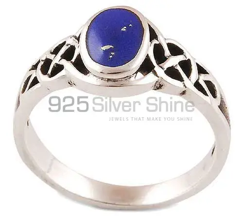Genuine Lapis Gemstone Rings In 925 Sterling Silver Jewelry 925SR2899_1