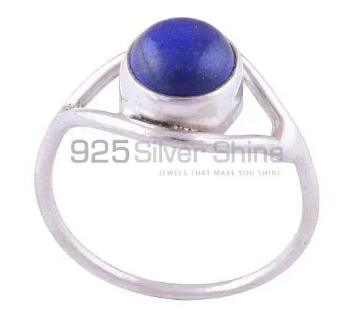 Genuine Lapis Gemstone Rings In Solid 925 Silver 925SR2793_1