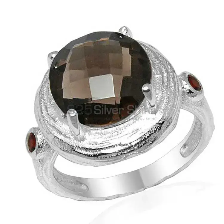 Genuine Multi Gemstone Rings In 925 Sterling Silver 925SR1608_1