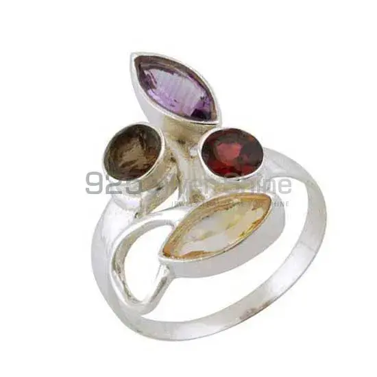 Genuine Multi Gemstone Rings In 925 Sterling Silver Jewelry 925SR3385_1