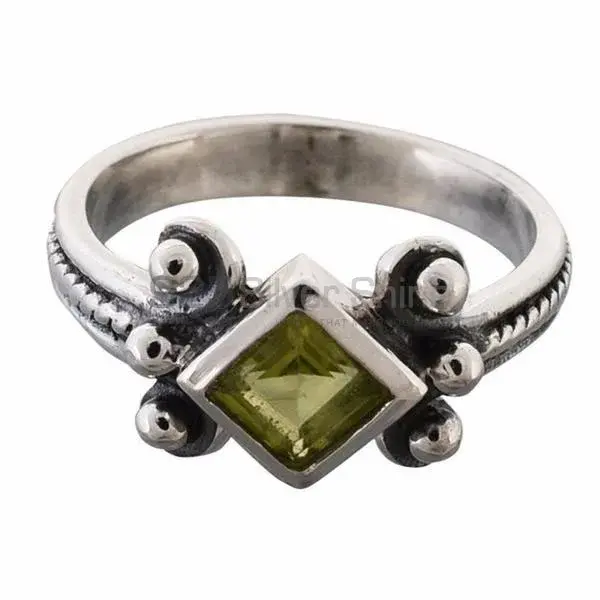 Sterling Silver Peridot Boho Design Rings 925SR3673_1