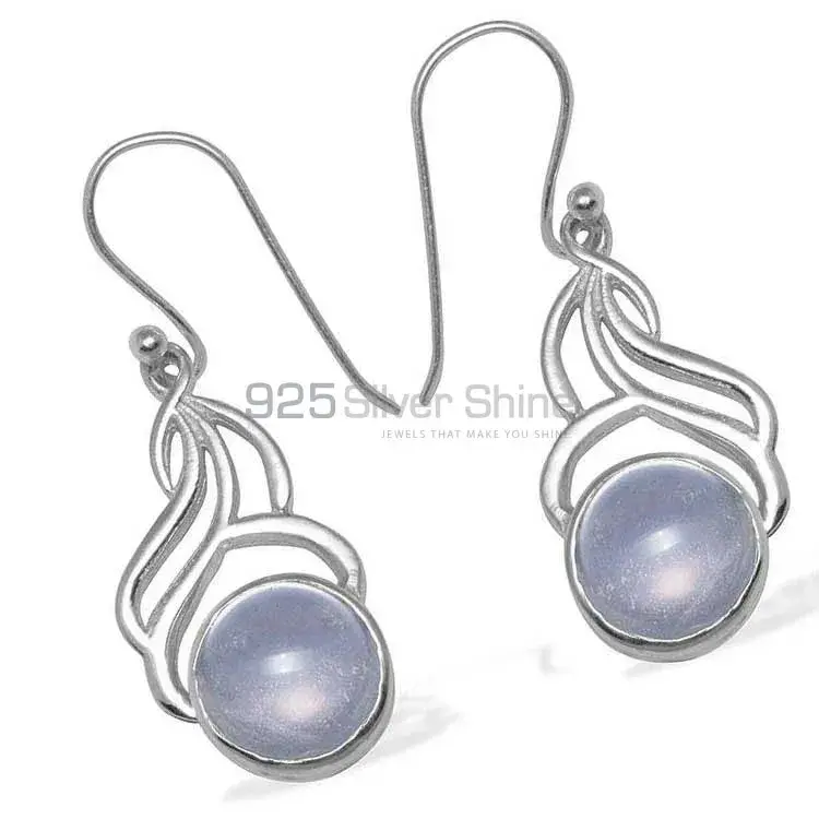 Genuine Rainbow Moonstone Earrings In 925 Sterling Silver Jewelry 925SE817_1