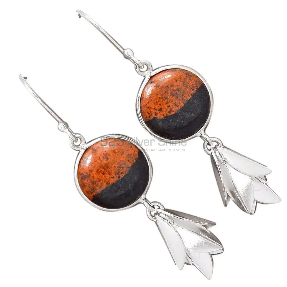 Genuine Sonora Sunset Gemstone Earrings In Fine 925 Sterling Silver 925SE3060_1