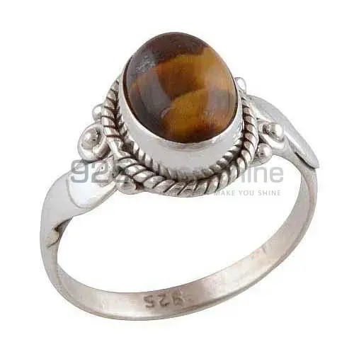 Genuine Tiger's Eye Gemstone Rings In Fine 925 Sterling Silver 925SR2954_0
