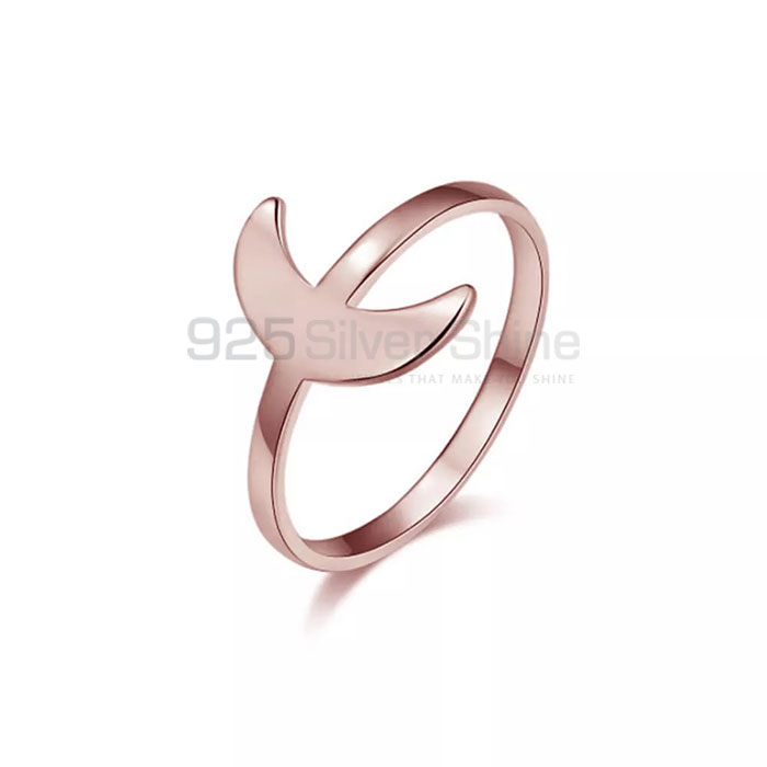 Handmade Crescent Moon Ring In 925 Sterling Silver MOMP401_1