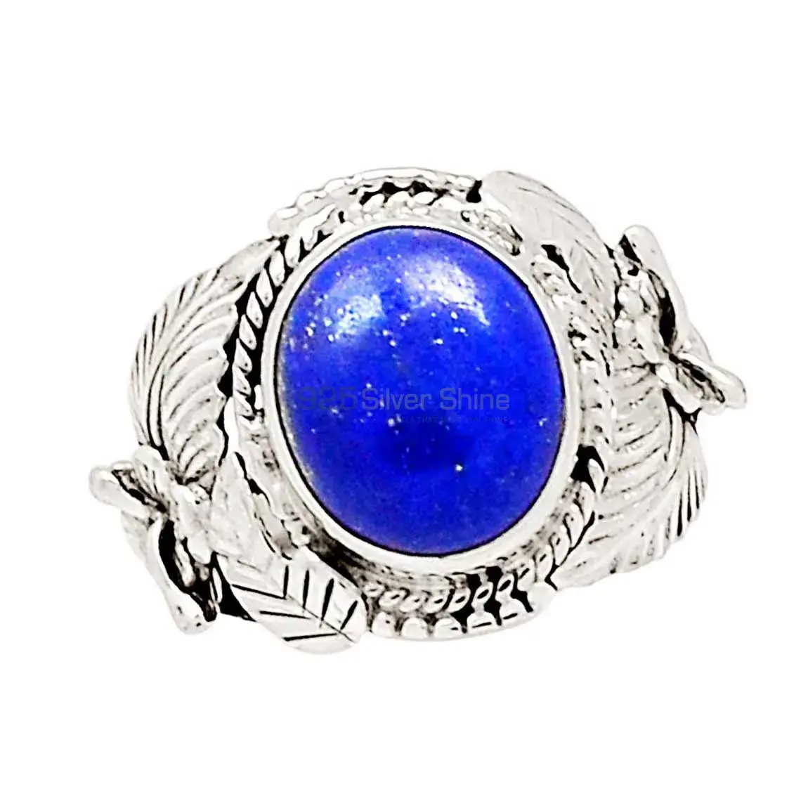 Handmade Lapis Gemstone Ring In Silver Jewelry 925SR2319_0