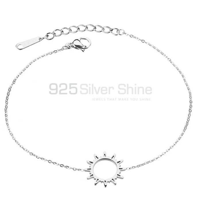 Handmade Sunflower Bracelet In Sterling Silver Jewelry MOMB378