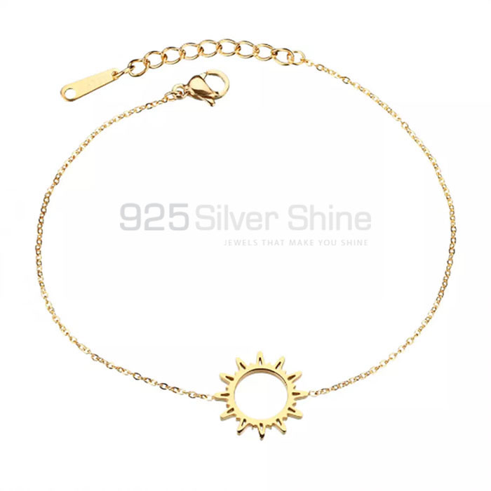 Handmade Sunflower Bracelet In Sterling Silver Jewelry MOMB378_0