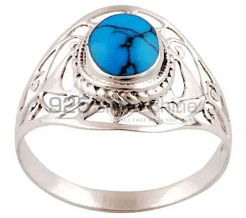 925 Sterling Silver Handmade Rings In Turquoise Gemstone Jewelry 925SR2907_0