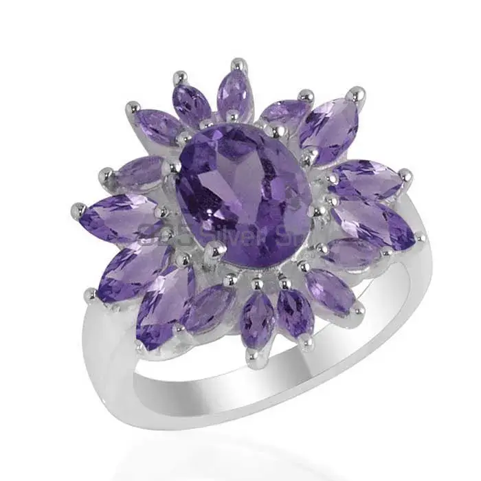 925 Sterling Silver Rings In Amethyst Gemstone Jewelry 925SR2105_0