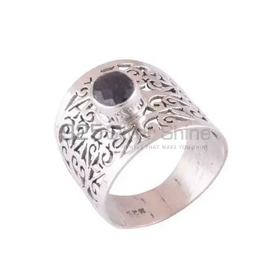 925 Sterling Silver Rings In Black Onyx Gemstone Jewelry 925SR3551_1