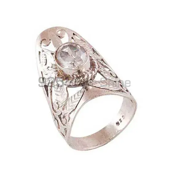 925 Sterling Silver Rings In Crystal Gemstone Jewelry 925SR3981_1
