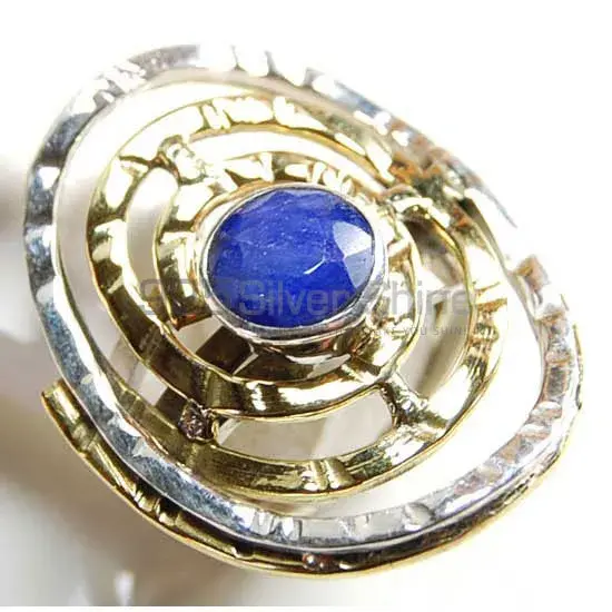 925 Sterling Silver Rings In Dyed Sapphire Gemstone Jewelry 925SR3708_0