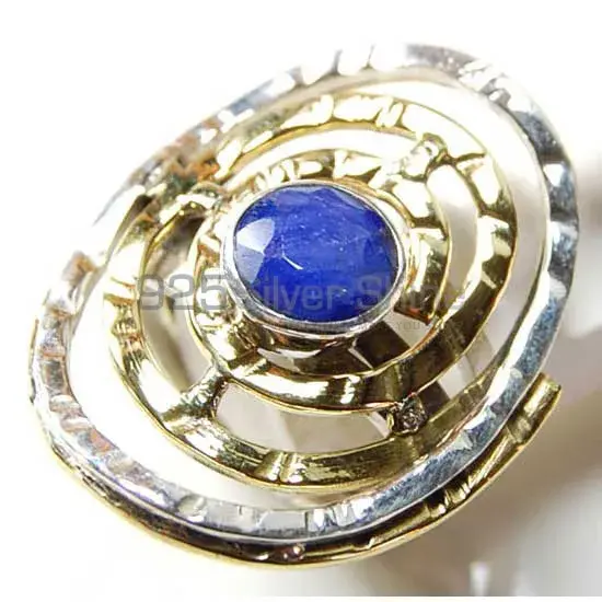 925 Sterling Silver Rings In Dyed Sapphire Gemstone Jewelry 925SR3708_1