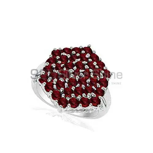 925 Sterling Silver Rings In Garnet Gemstone Jewelry 925SR2026_0