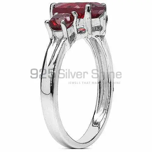 925 Sterling Silver Rings In Garnet Gemstone Jewelry 925SR3062_1