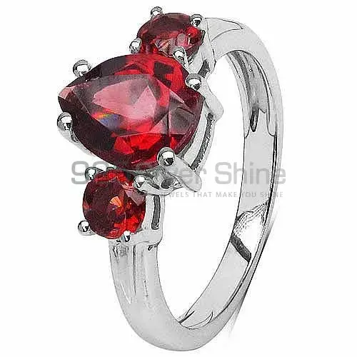 925 Sterling Silver Rings In Garnet Gemstone Jewelry 925SR3062_2