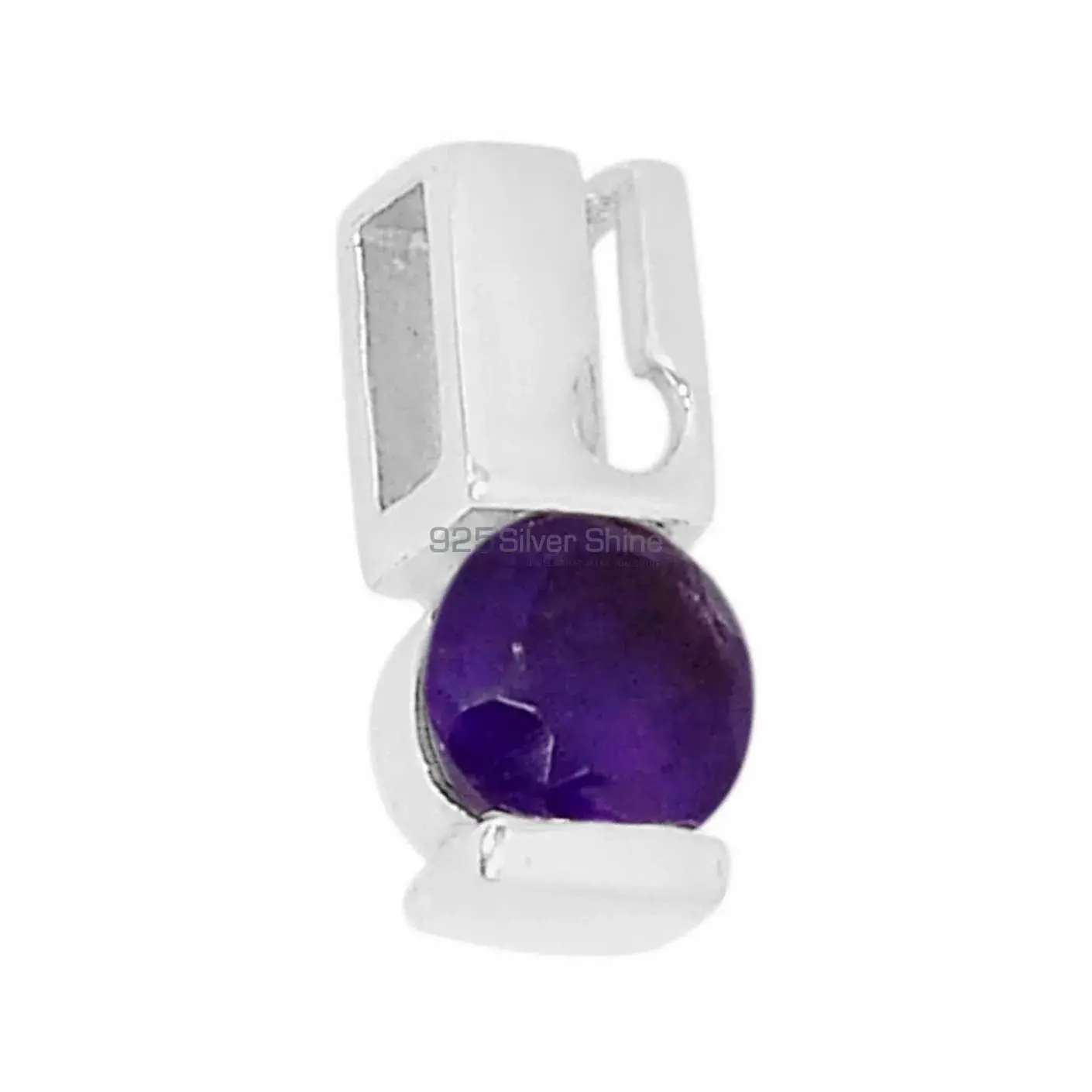 Amethyst Gemstone Handmade Pendants In Solid Sterling Silver Jewelry 925SSP338-1_1