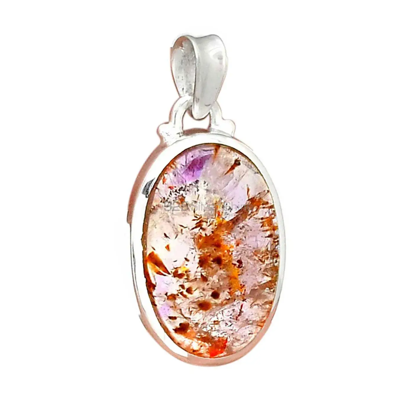 Cacoxenite Gemstone Pendants In 925 Fine Silver Jewelry 925SP180_16