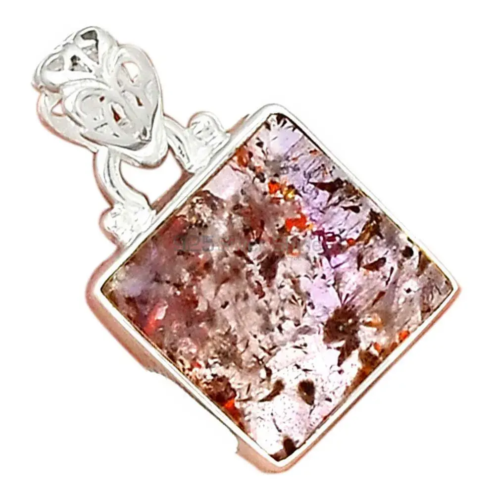 Cacoxenite Gemstone Pendants In 925 Fine Silver Jewelry 925SP180_6