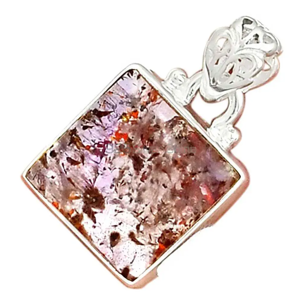Cacoxenite Gemstone Pendants In 925 Fine Silver Jewelry 925SP180_7