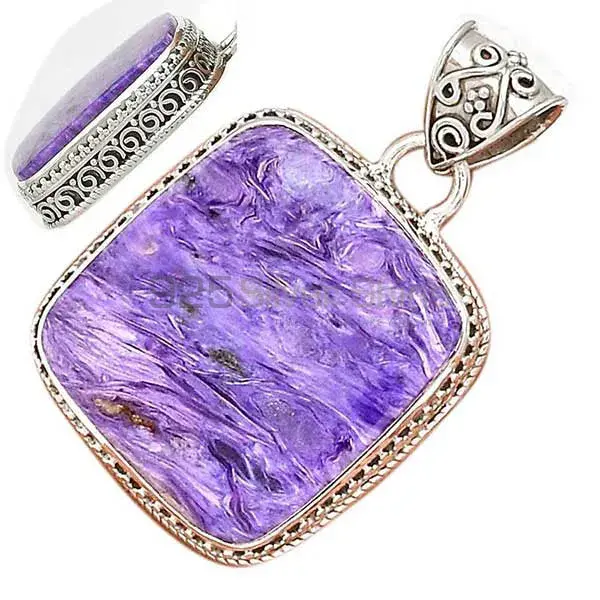Charoite Gemstone Handmade Pendants In 925 Sterling Silver Jewelry 925SP181_4