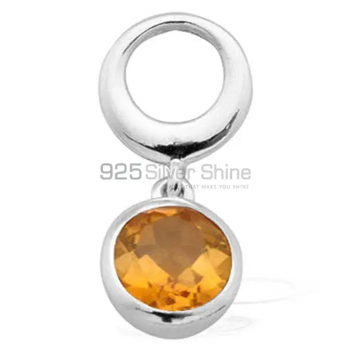 Citrine Gemstone Pendants In 925 Fine Silver Jewelry 925SP1605_0