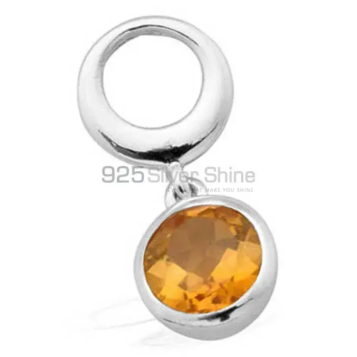 Citrine Gemstone Pendants In 925 Fine Silver Jewelry 925SP1605_1