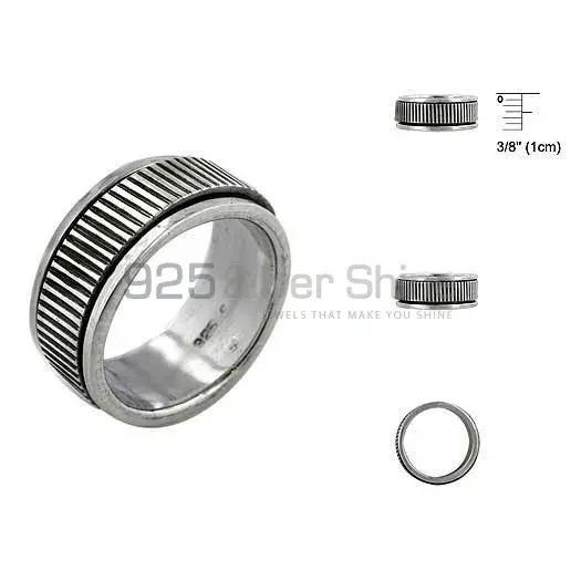 Plain 925 Solid Silver Rings Jewelry 925SR2673_1