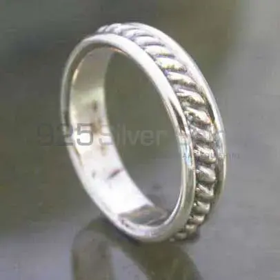 Plain Fine Silver Rings Jewelry 925SR2445_1