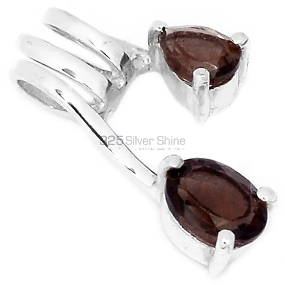 Solid Sterling Silver Handmade Pendants In Garnet Gemstone Jewelry 925SP264-2_1