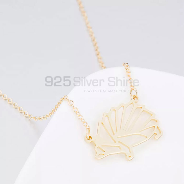 Hollow Hedgehog Necklace, Animal Minimalist Necklace In 925 Sterling Silver AMN125_3