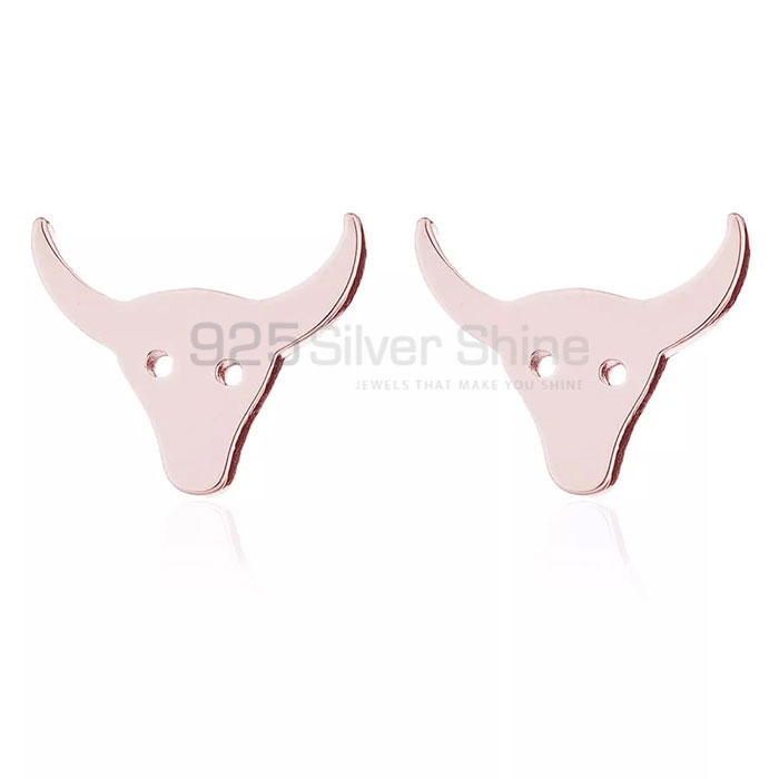 Hooke's Horns Earring, Animal Minimalist Earring In 925 Sterling Silver AME41_0